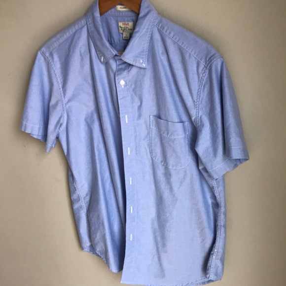 Men’s, J.Crew, Dress, Short Sleeve, Shirt, Blue - Picture 7 of 7